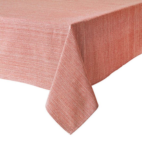 Our Table cotton rectangular oblong textured tablecloth~60" x 120" - Picture 1 of 6